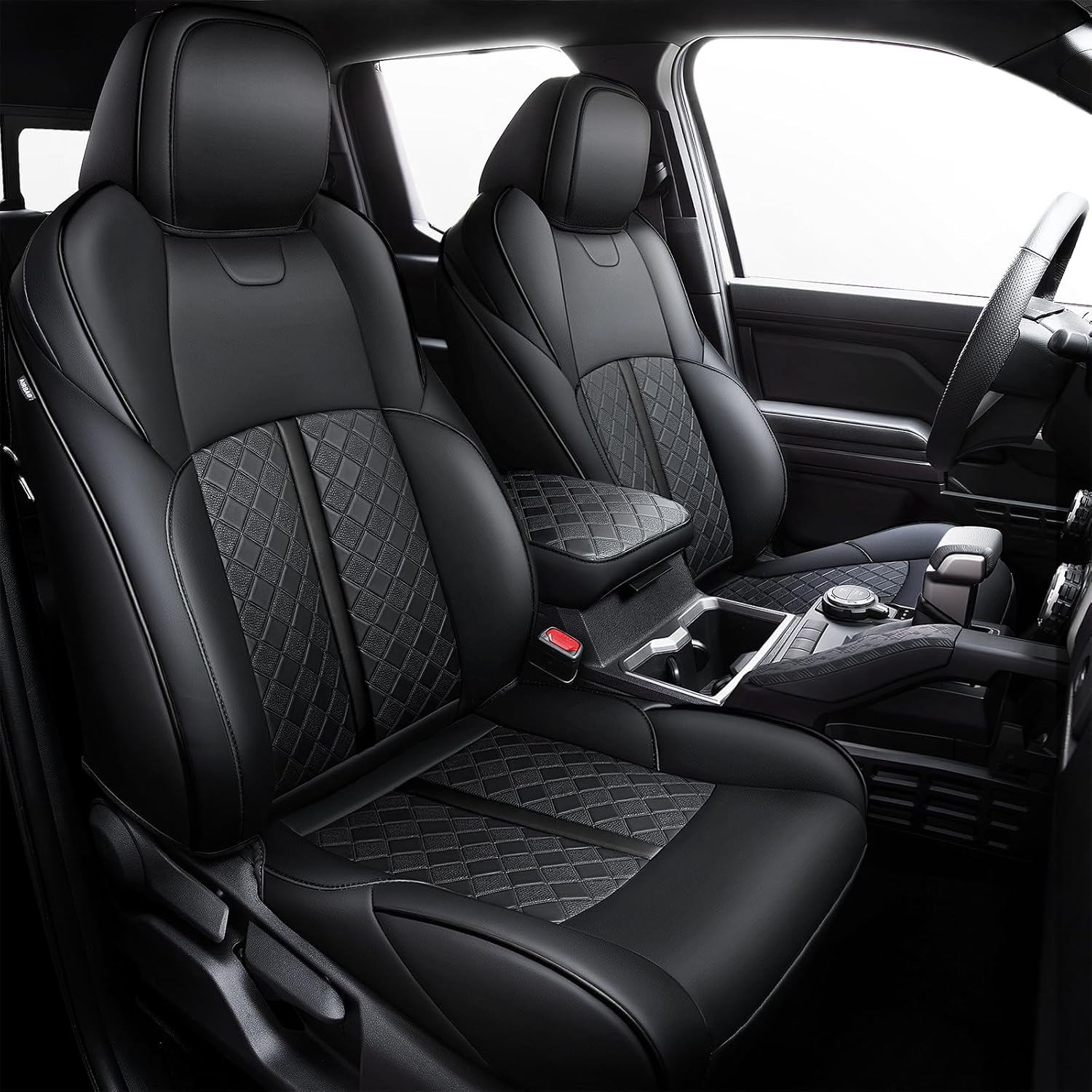 Custom Fit Leather Seat Covers for Tacoma Gen 4th Double Cab