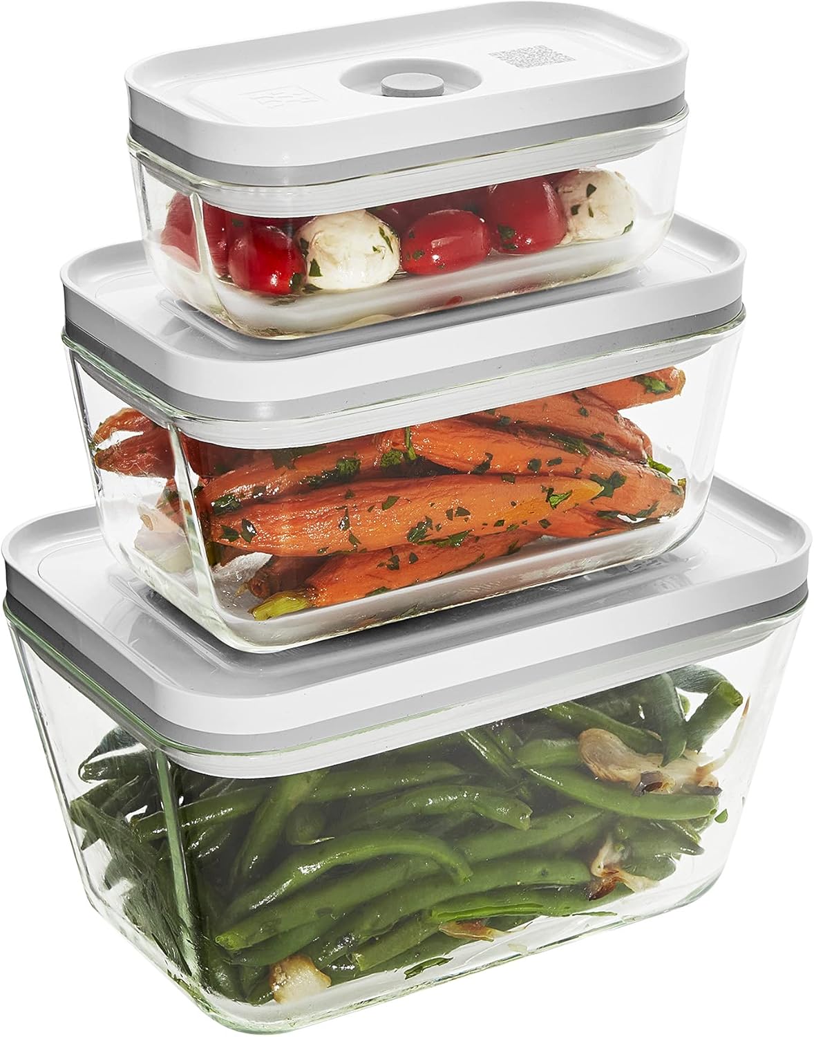 ZWILLING Fresh & Save 3-pc Glass Food Storage Container Set
