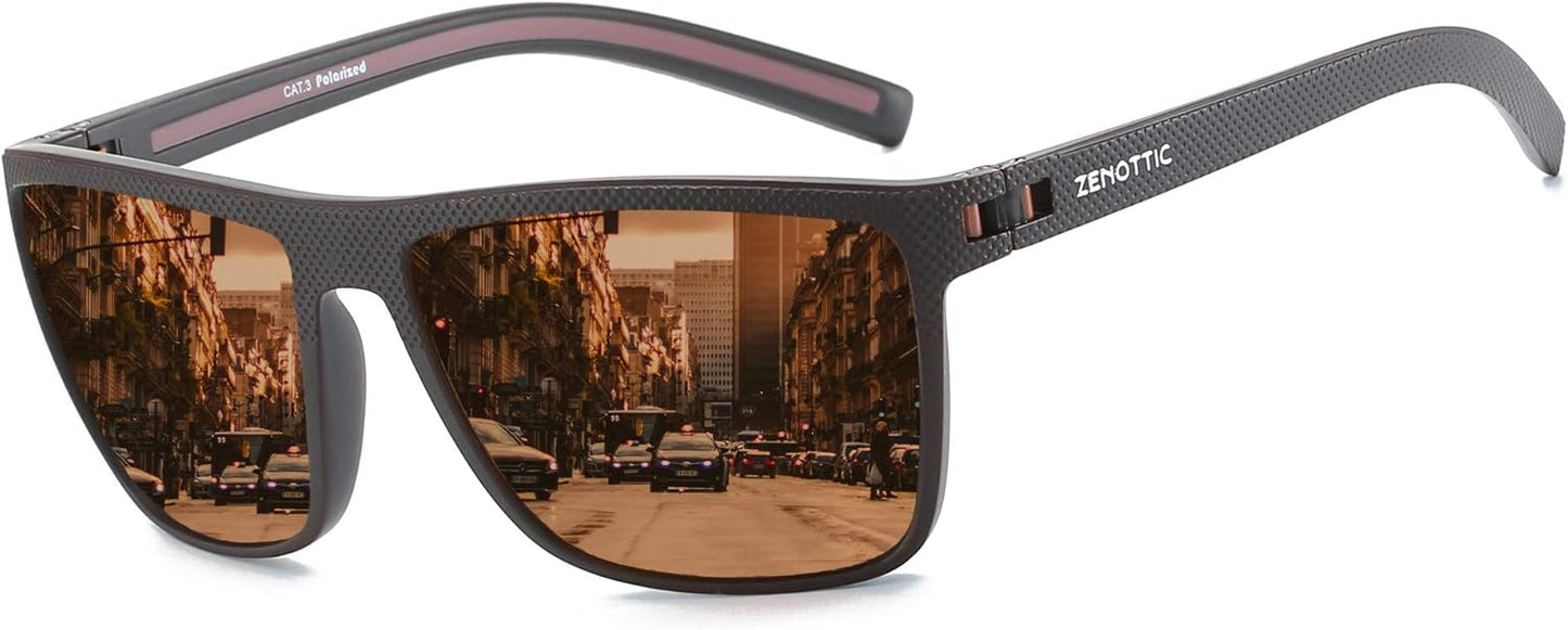 ZENOTTIC Polarized Sunglasses for Men with UV400 Protection