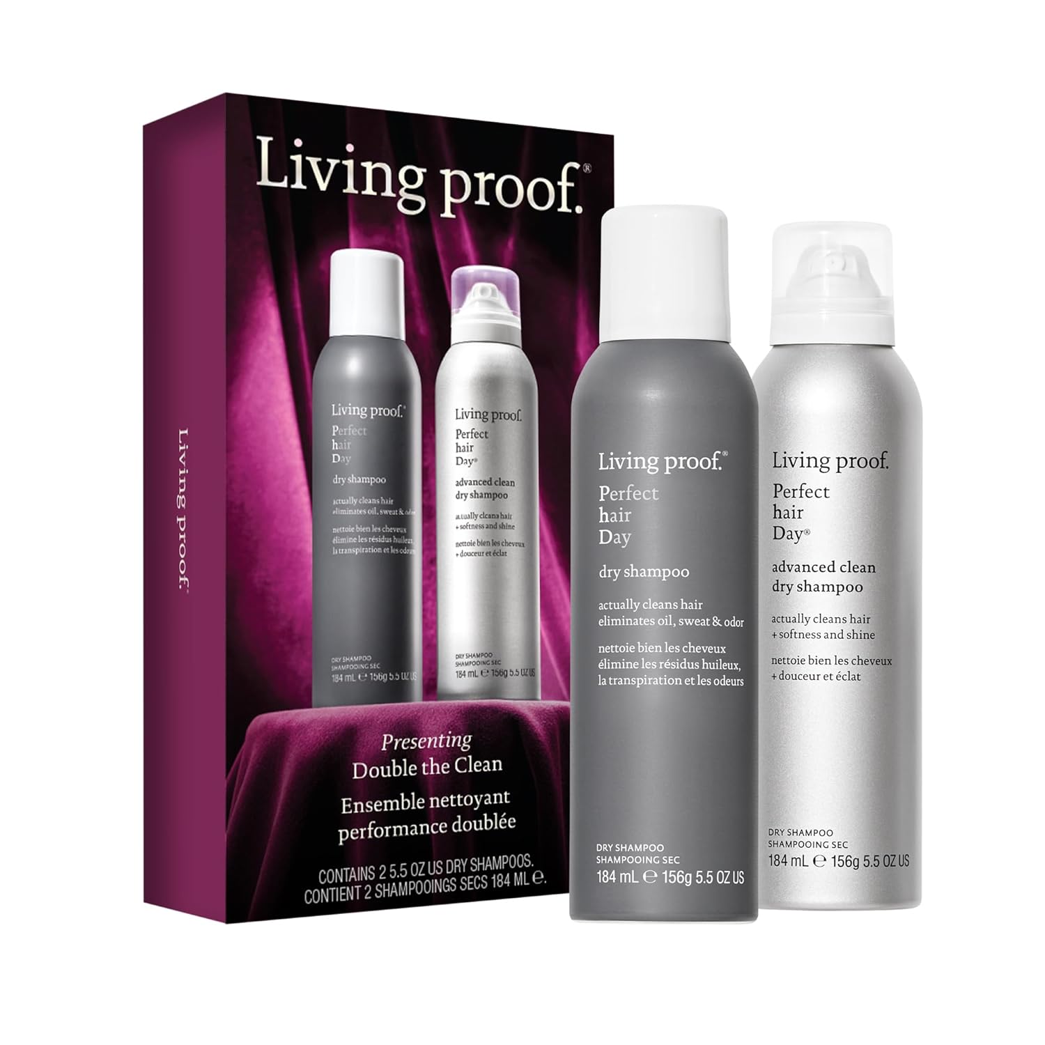 Living proof Presenting Double the Clean Dry Shampoo Set Review