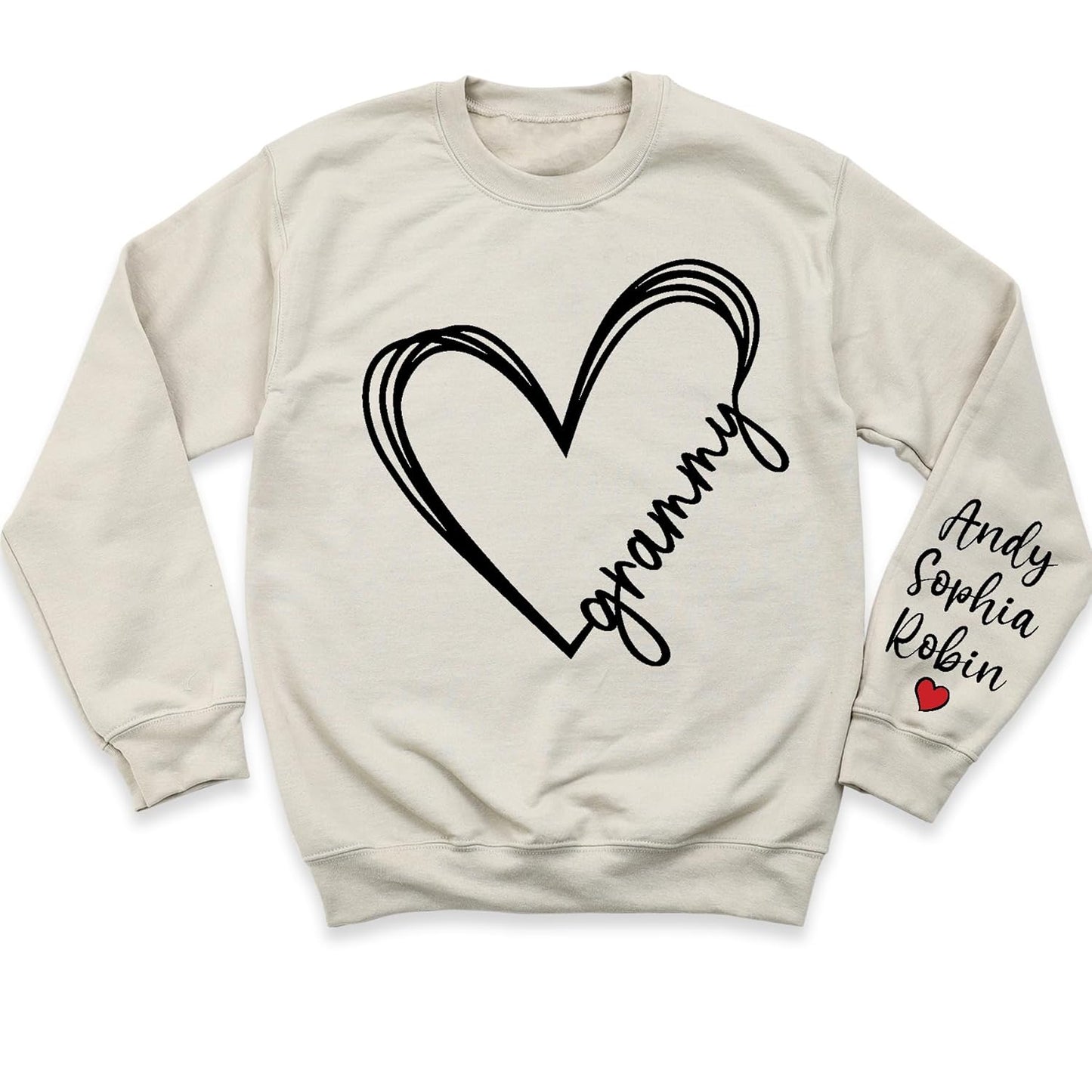 Grandma Love Sweatshirt - Handmade