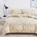 Duvet Cover Set 100% Cotton Floral Pattern - Soft, Durable Comfort