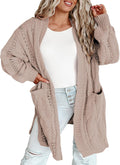 Plus Size Cardigans for Women Open Front Long Sleeves - 1X-5X