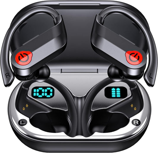 EUQQ Wireless Earbuds - 120H Playtime for Intense Workouts!