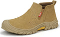 Welding Work Boots for Men Slip On Steel Toe Shoes - Tough Protection