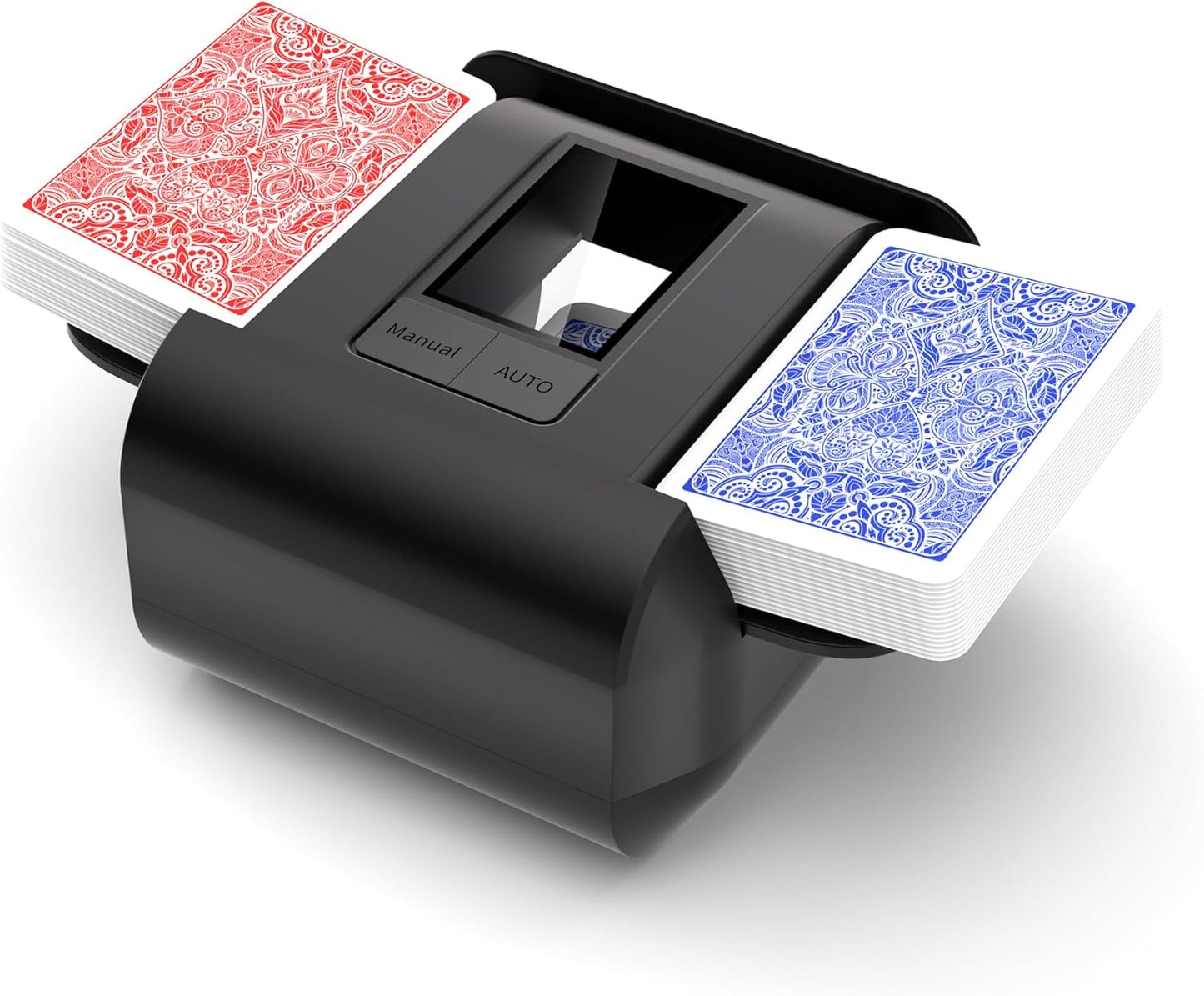 Automatic Card Shuffler Machine for 12 Decks, USB-C Rechargeable
