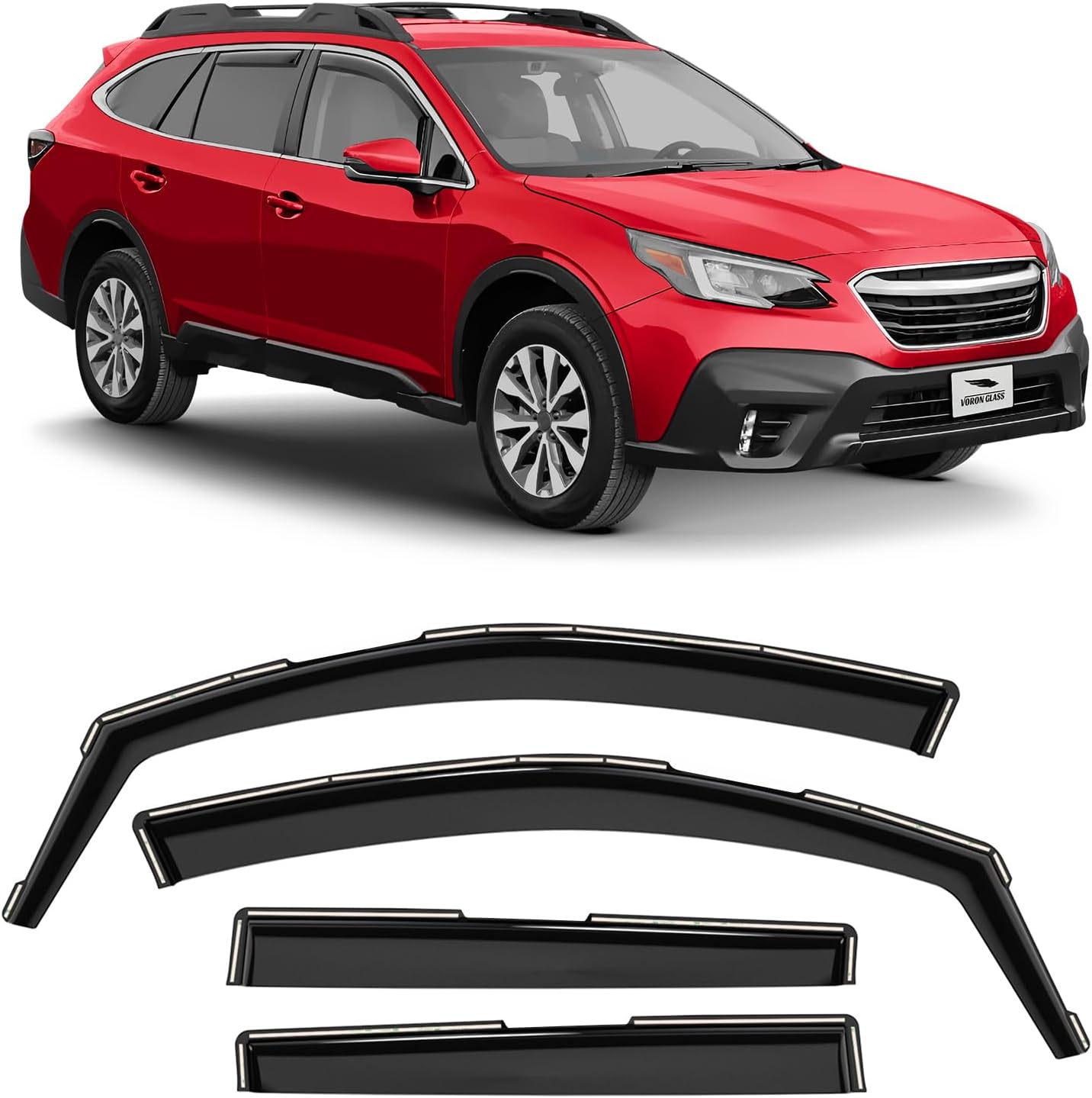 Voron Glass Extra Durable Rain Guards for Subaru Outback 2020-2025