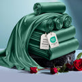 DECOLURE Satin Bed Sheets King Size - Silky, Wrinkle-Free Luxury