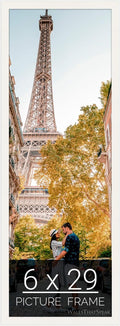wallsthatspeak 6x29 white Picture Frame for Posters and Puzzles