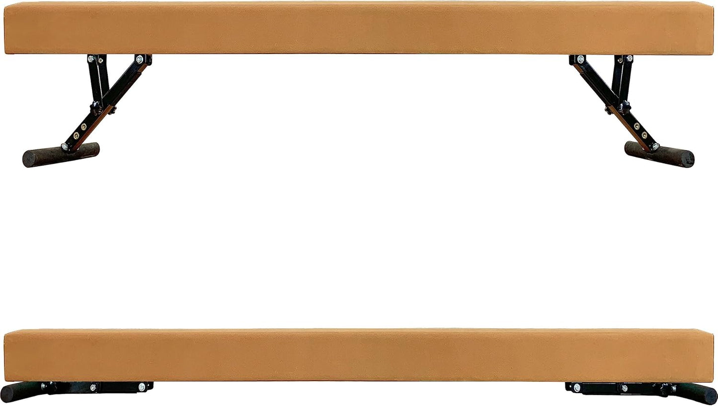 Adjustable Balance Beam for Kids and Teens - 8 ft Gymnastic Beam