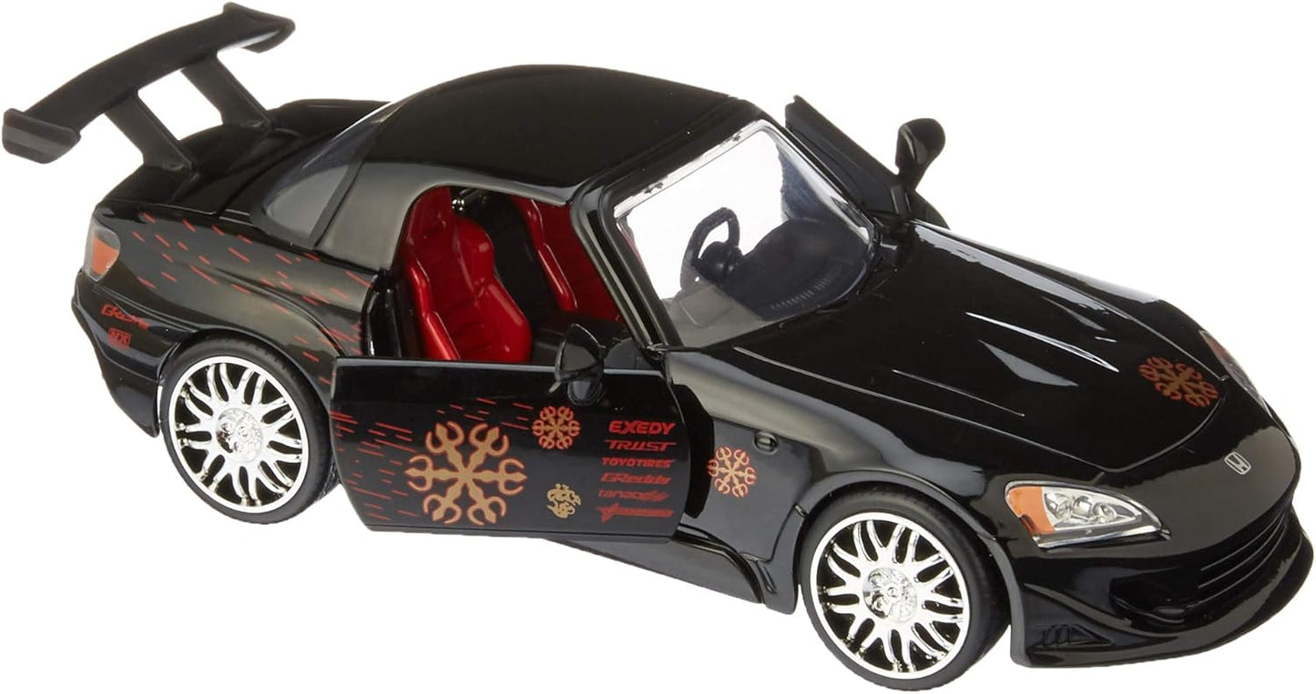 Fast & Furious 1:24 Jada Johnny's Honda S2000 Die-cast Car, Black