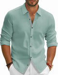 PJ PAUL JONES Mens Dress Shirt Wrinkle Free Stretch - Modern Fit