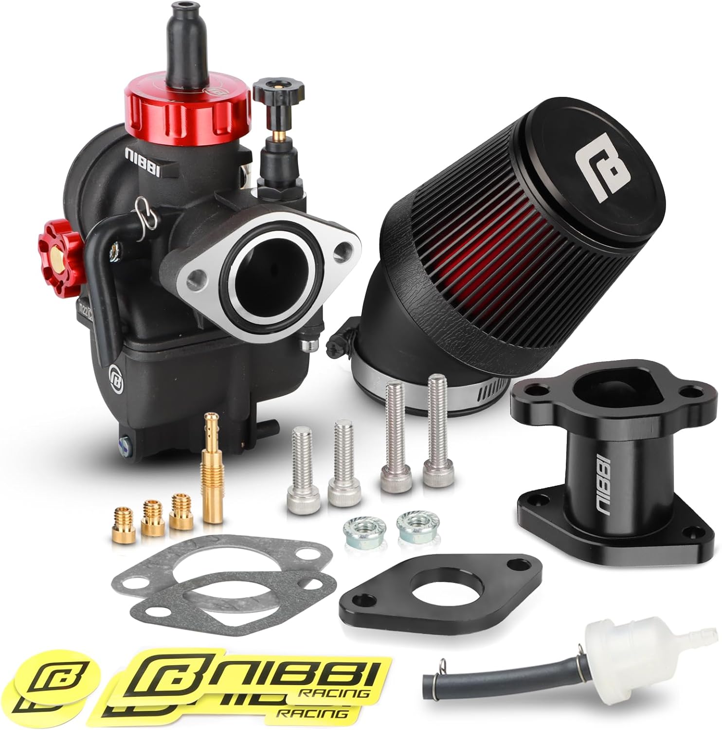 Nibbi Predator 212 Carburetor PE22FL Kit for Mini Bikes