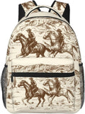 Western Desert Cowboy Lightweight Travel Backpack by UEQIKI
