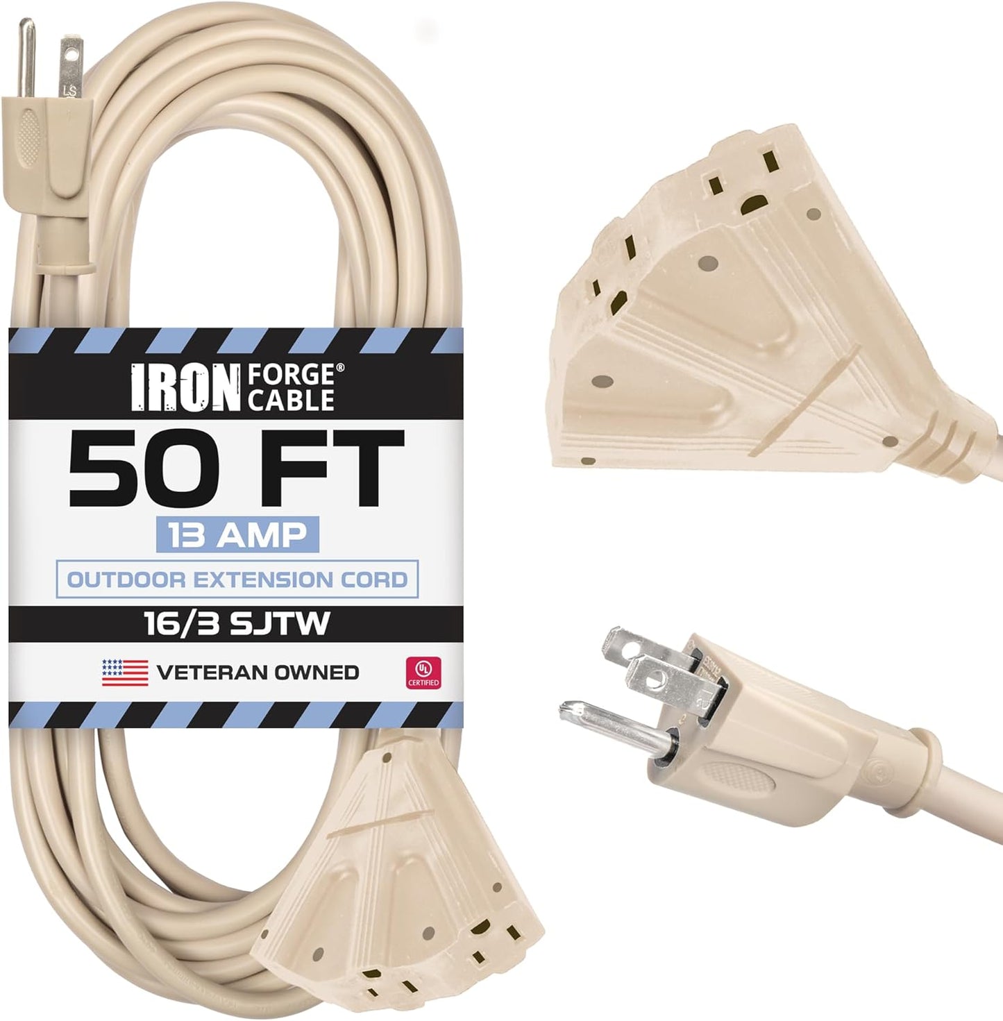 Iron Forge Cable 50 Ft Outdoor Extension Cord for All Needs