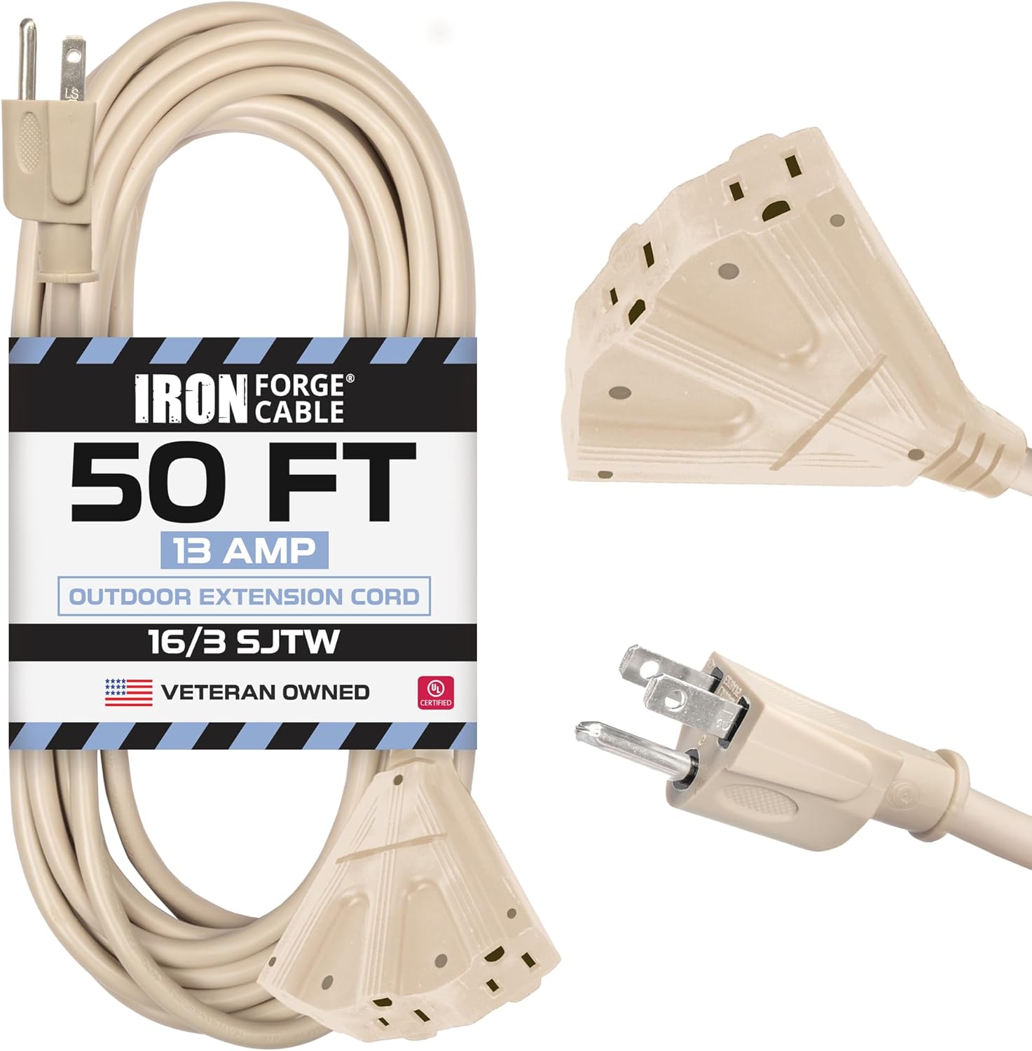 Iron Forge Cable 50 Ft Outdoor Extension Cord for All Needs