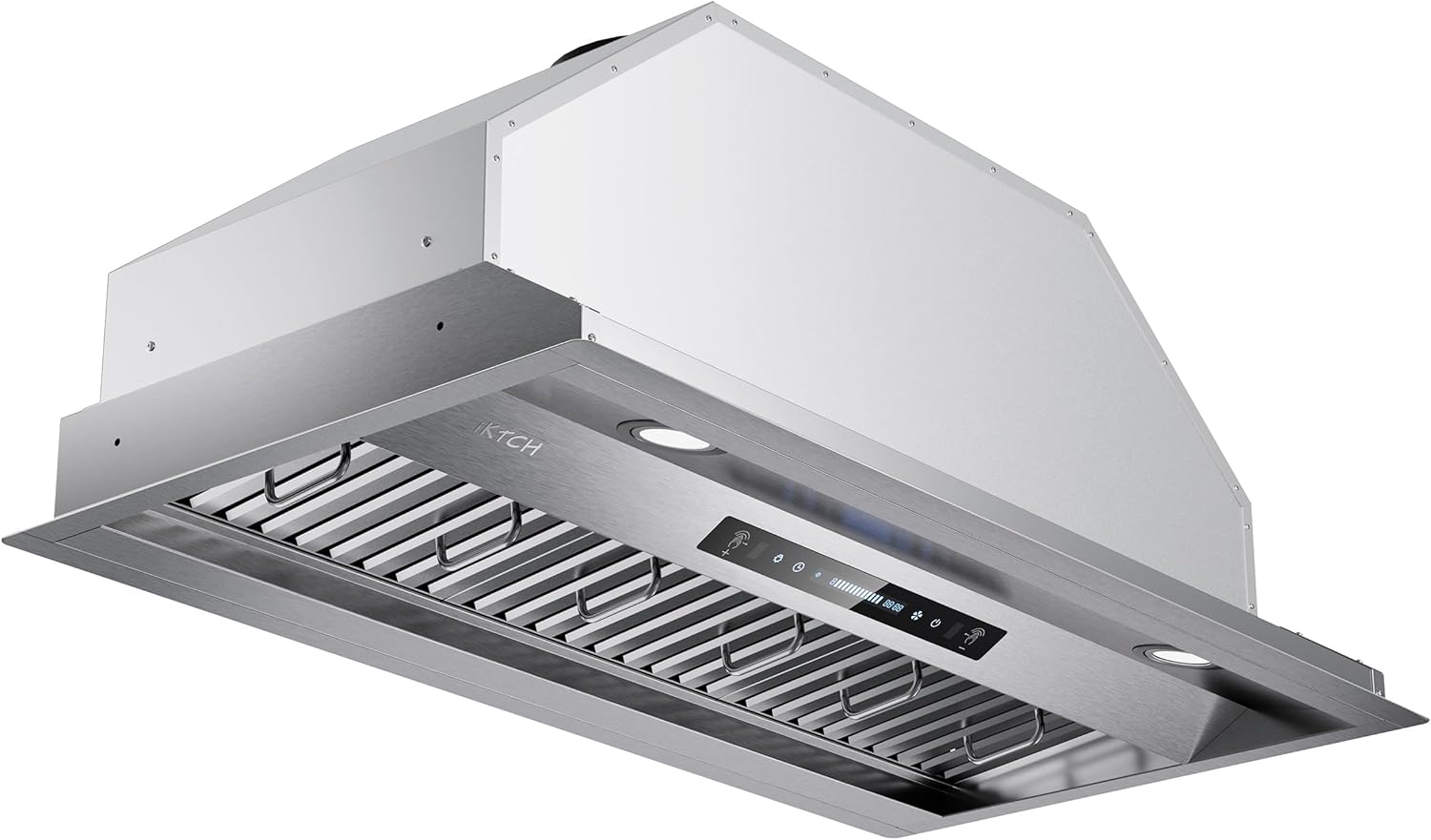 IKTCH 36 inch Built-in Range Hood with Powerful 900 CFM Airflow