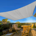 Artpuch Sun Shade Sail 20ftx26ft Light Grey Rectangle - Durable UV