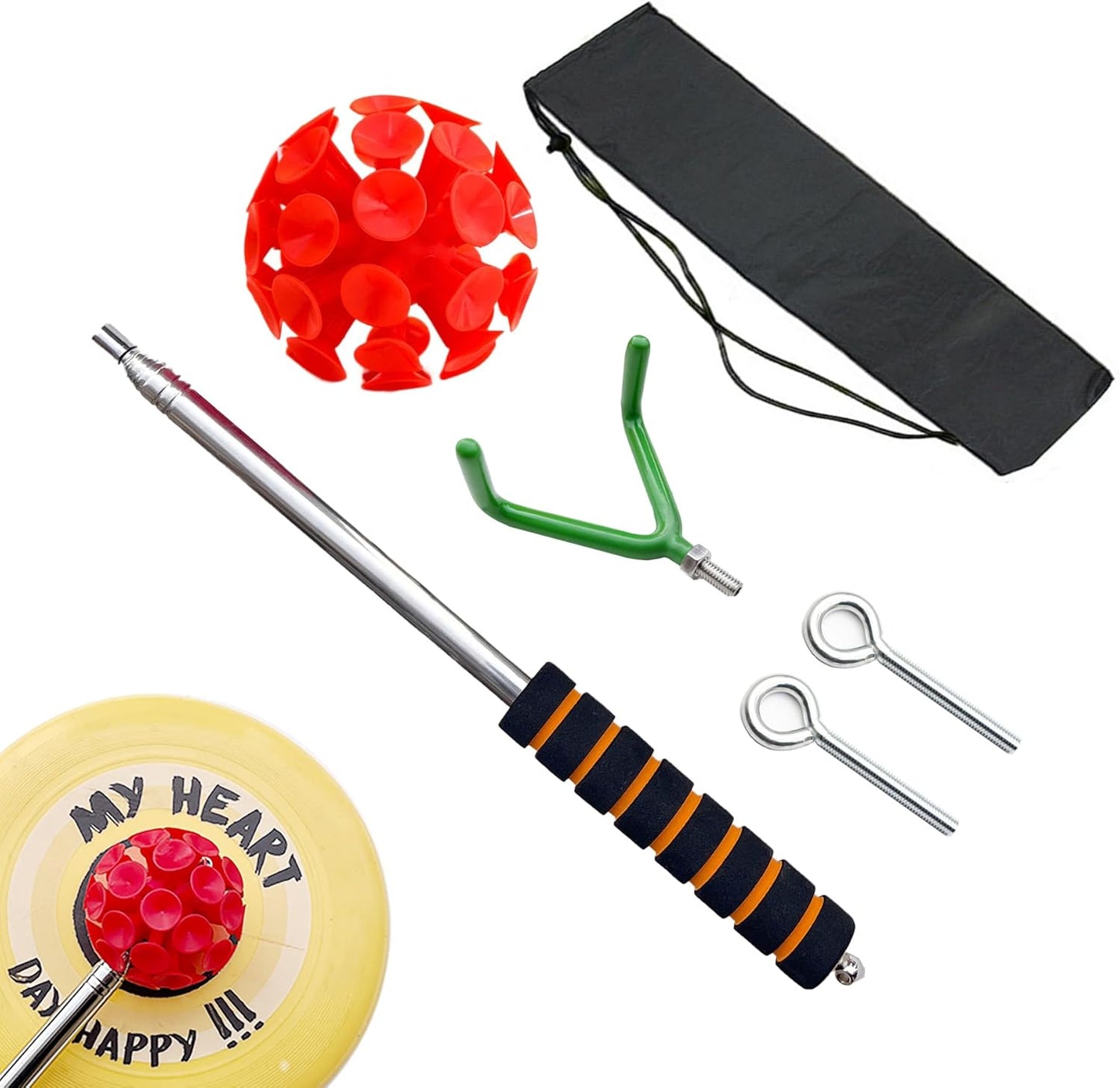 10Ft Disc Golf Retriever Pole - Reach Anywhere!