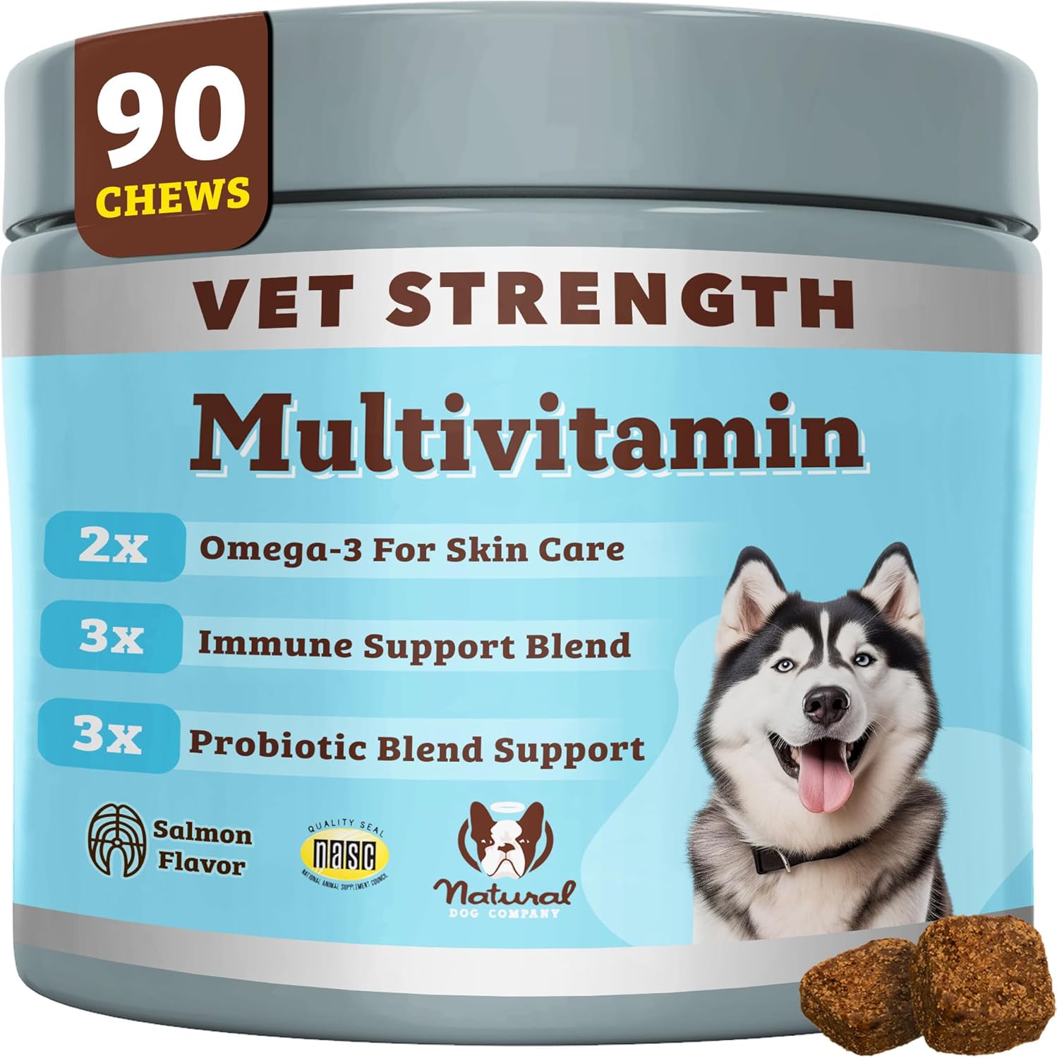 Vet Strength Multivitamin for Dogs - High-Potency Soft Chews