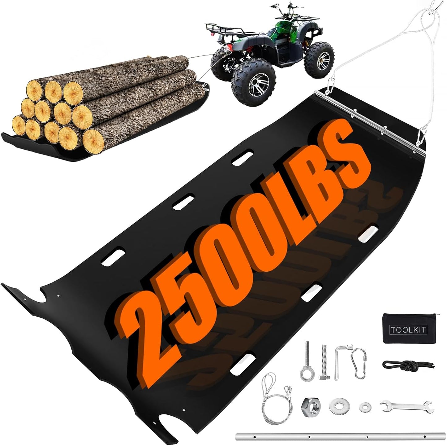 47 x 110 Yard Drag Sled for Heavy Duty Hauling and Transport