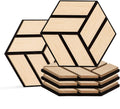 Hexagon Acoustic Slat Wall Foam Panels Light Oak - Sound Damping