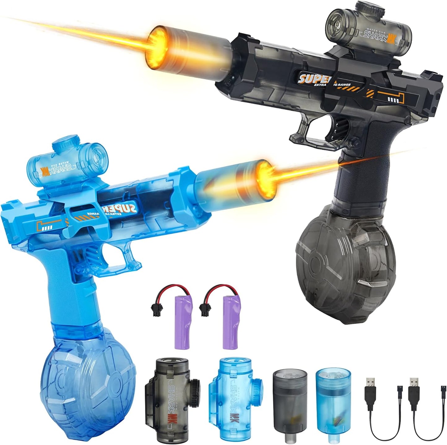 Electric Water Gun Fire Flash Upgraded for Ultimate Fun
