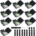 DB9 Breakout Connector Solderless RS232 Adapter - Compact Durable