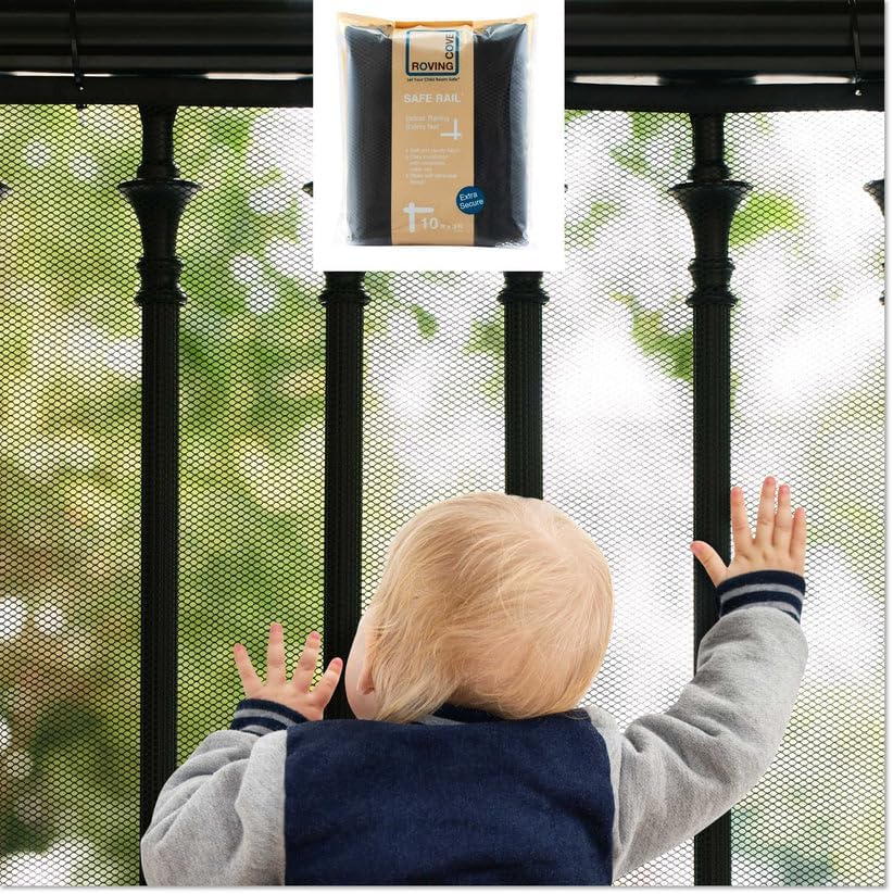 Childproof Stair Banister Guard for Safe Home - Roving Cove