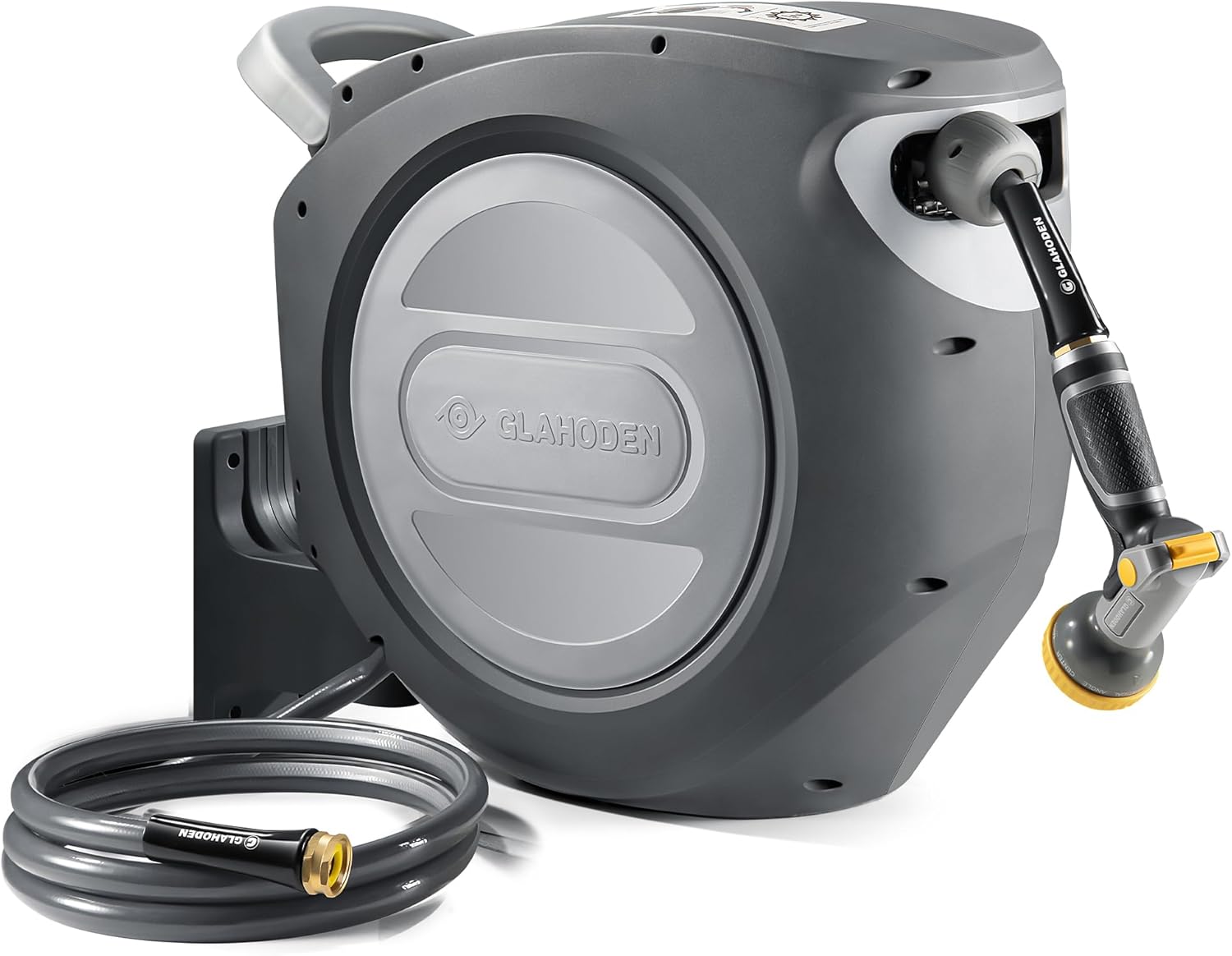 Retractable Garden Hose Reel 5/8 in x 75 ft for Urban Gardens