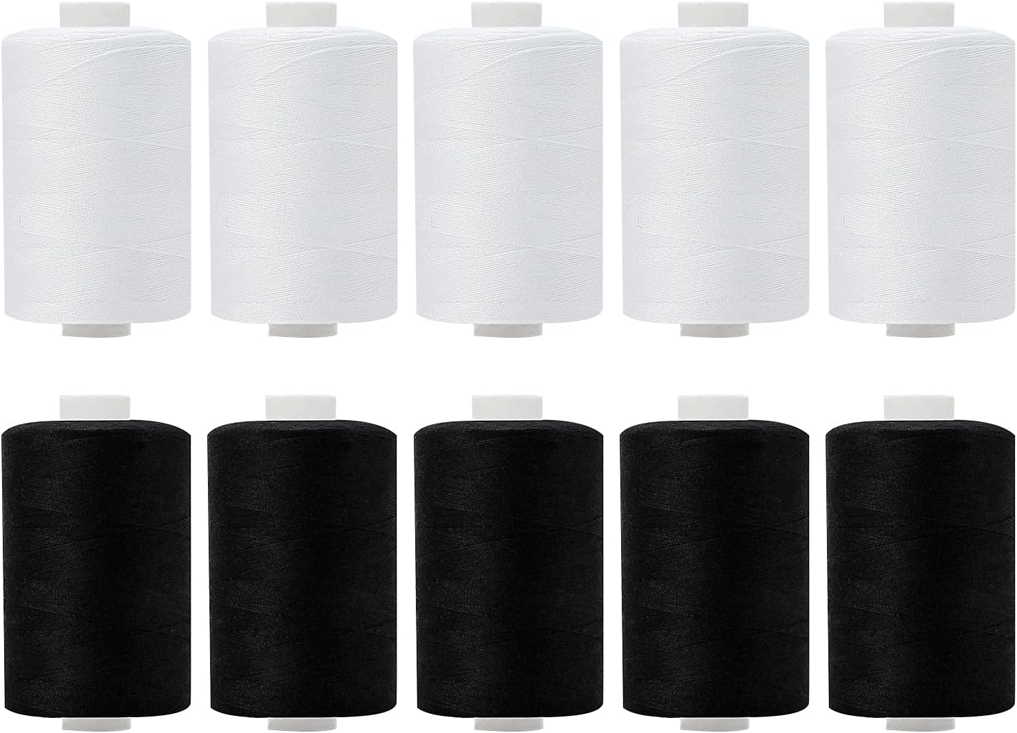 10PK All-Purpose Sewing Thread Set - 1000 Yards - Beginner-Friendly