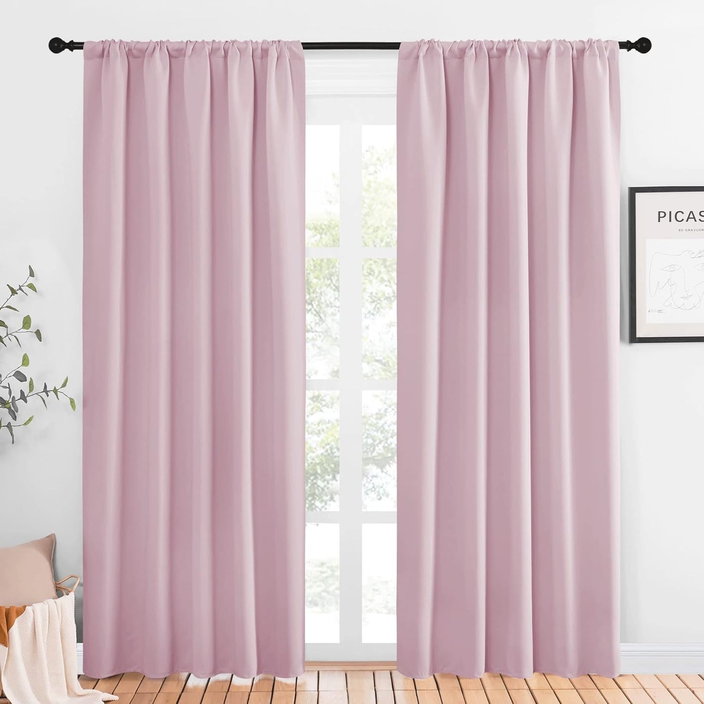 NICETOWN Blackout Curtains for Living Room - Energy Efficient Drapes