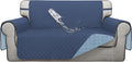Waterproof Loveseat Cover for 2 Cushion Sofa - Double Protection