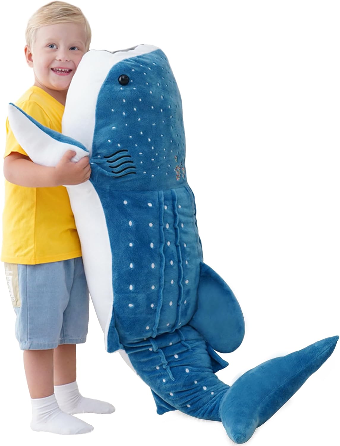 39 Inch Whale Shark Stuffed Animal Plush Toy for Ocean Lovers