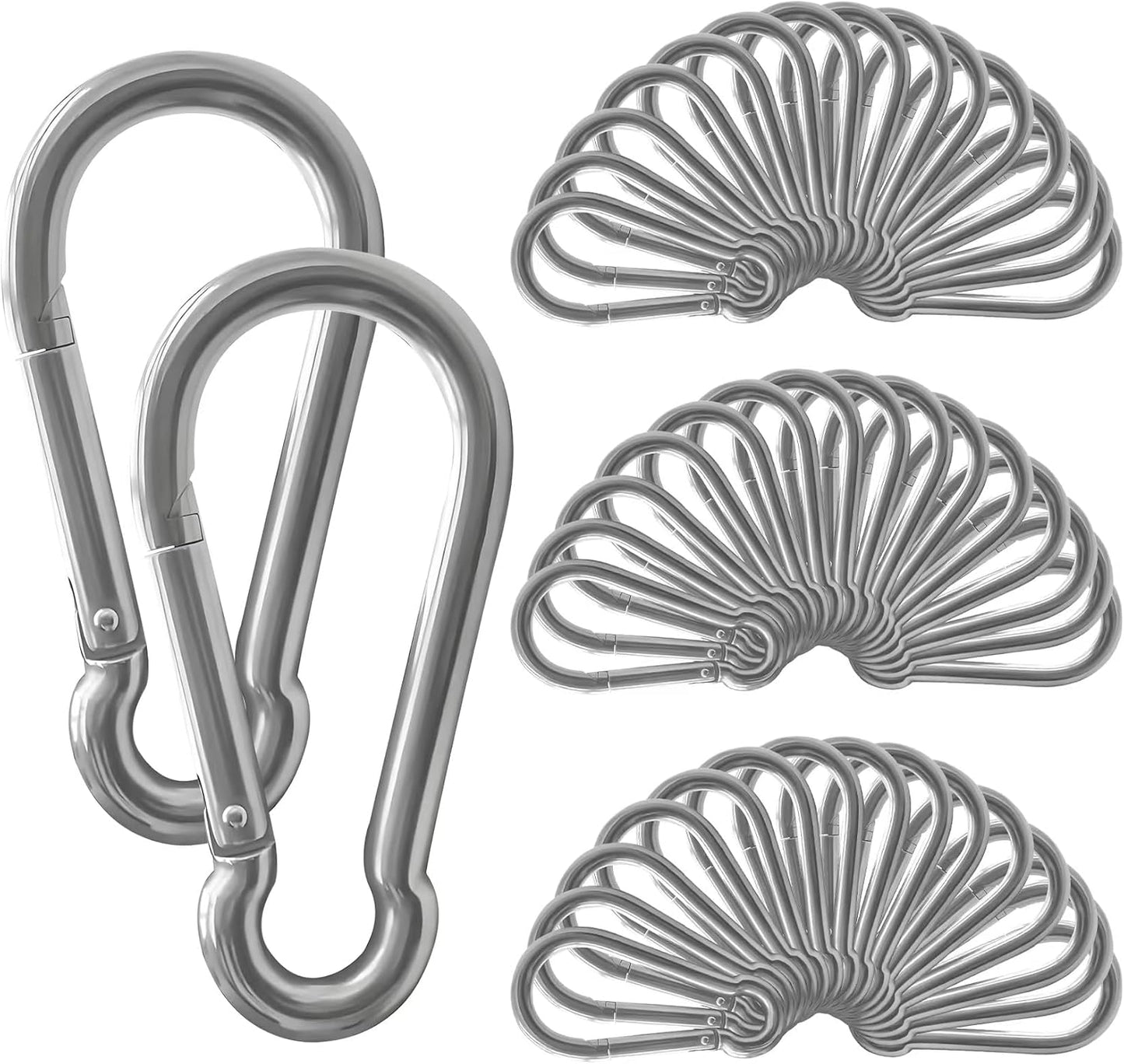 150PCS Heavy Duty Carabiner Set for Outdoor Adventures