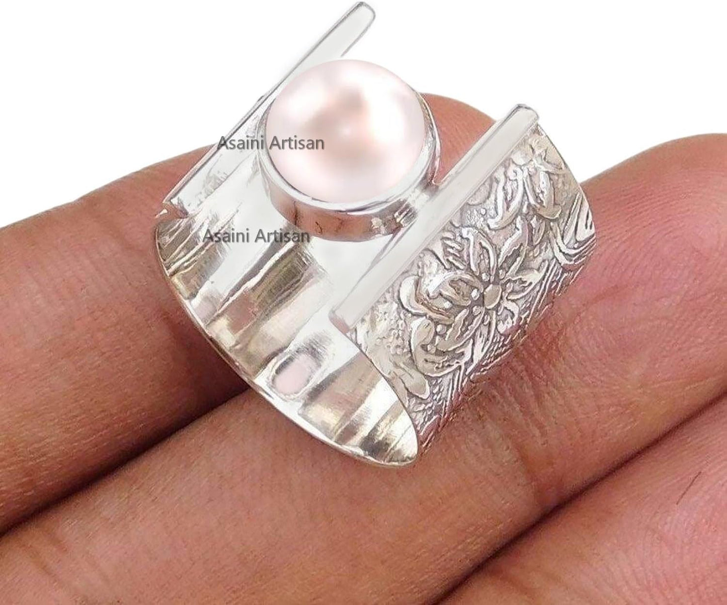 7MM Round Gemstone Sterling Silver Gift Ring for Women