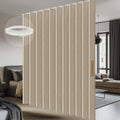 100% Blackout Room Divider Curtains Ceiling Track Set - Extra Wide