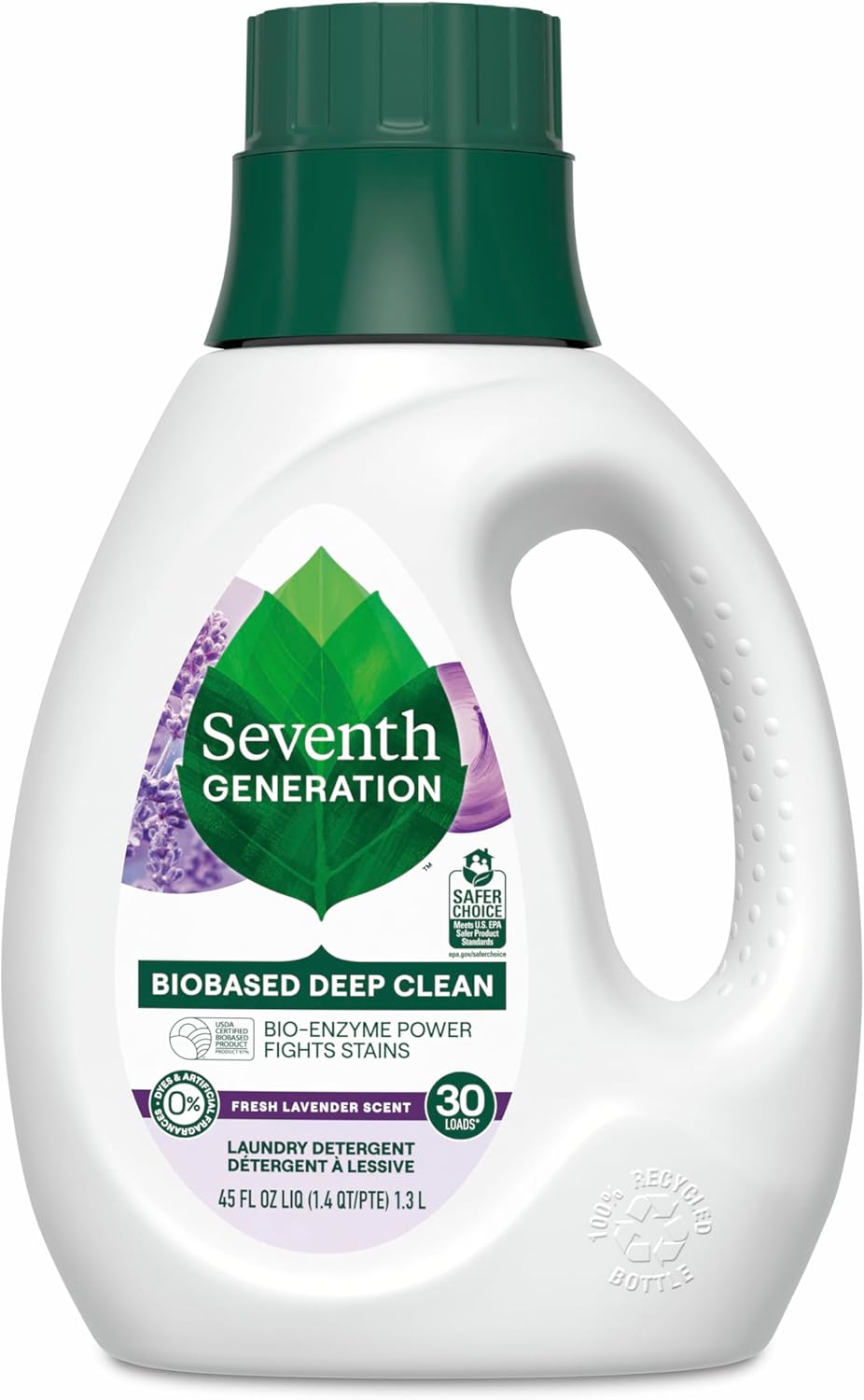 Seventh Generation Fresh Lavender Detergent: Stain-Fighting Power 