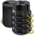 RV Trailer Jack Blocks 6in 4 PCS Stackable Stabilizer Blocks - Stable