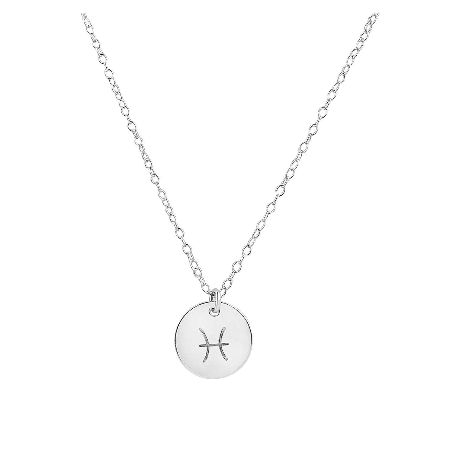 Jewelry Silver Pisces Necklace for Astrology Lovers and Gift