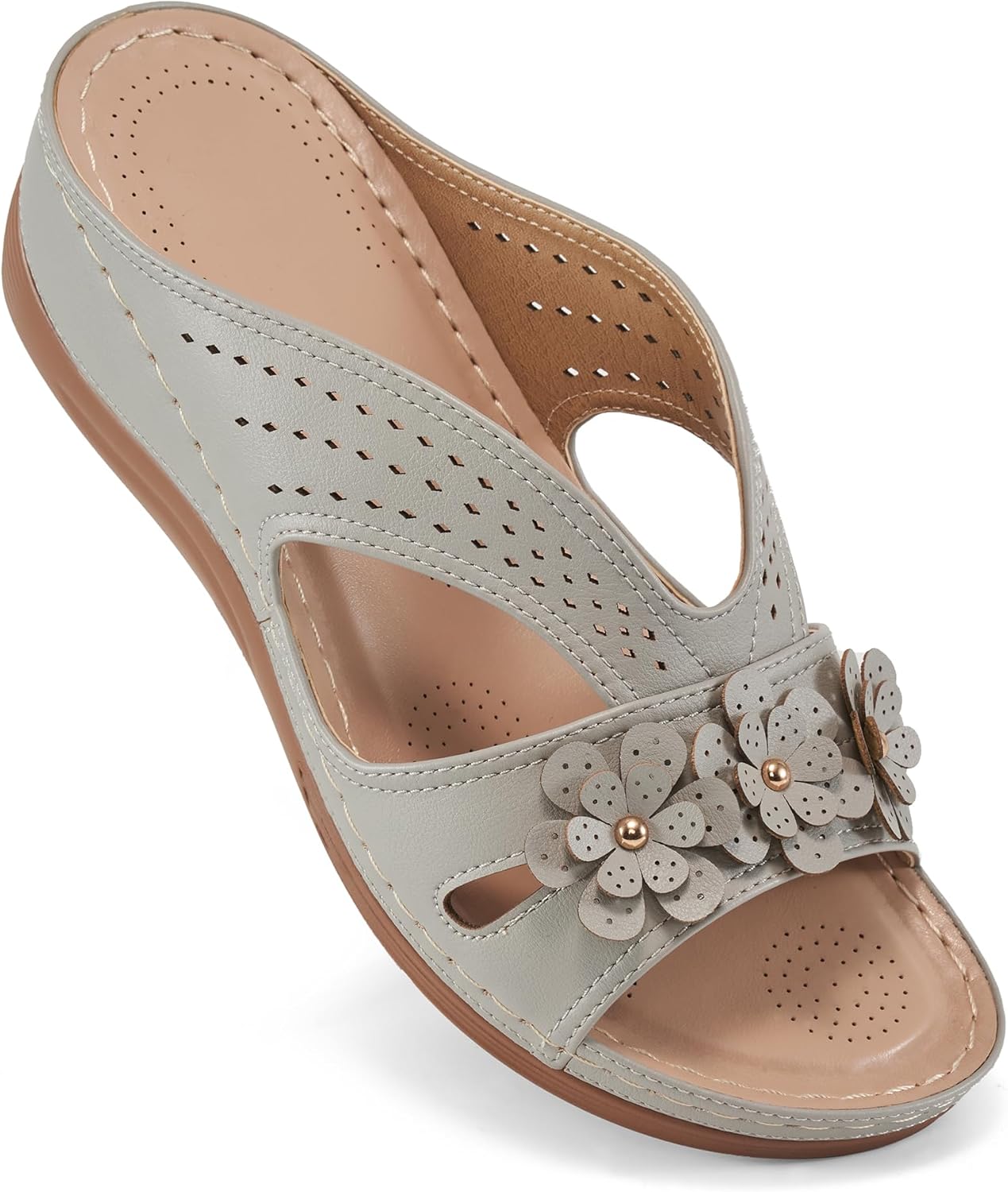 Ecetana Sandals for Women - Stylish Wedge Platform Shoes