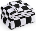 Wemore Flannel Fleece Weighted Blanket Queen 15 lbs - Cozy Sleep Aid