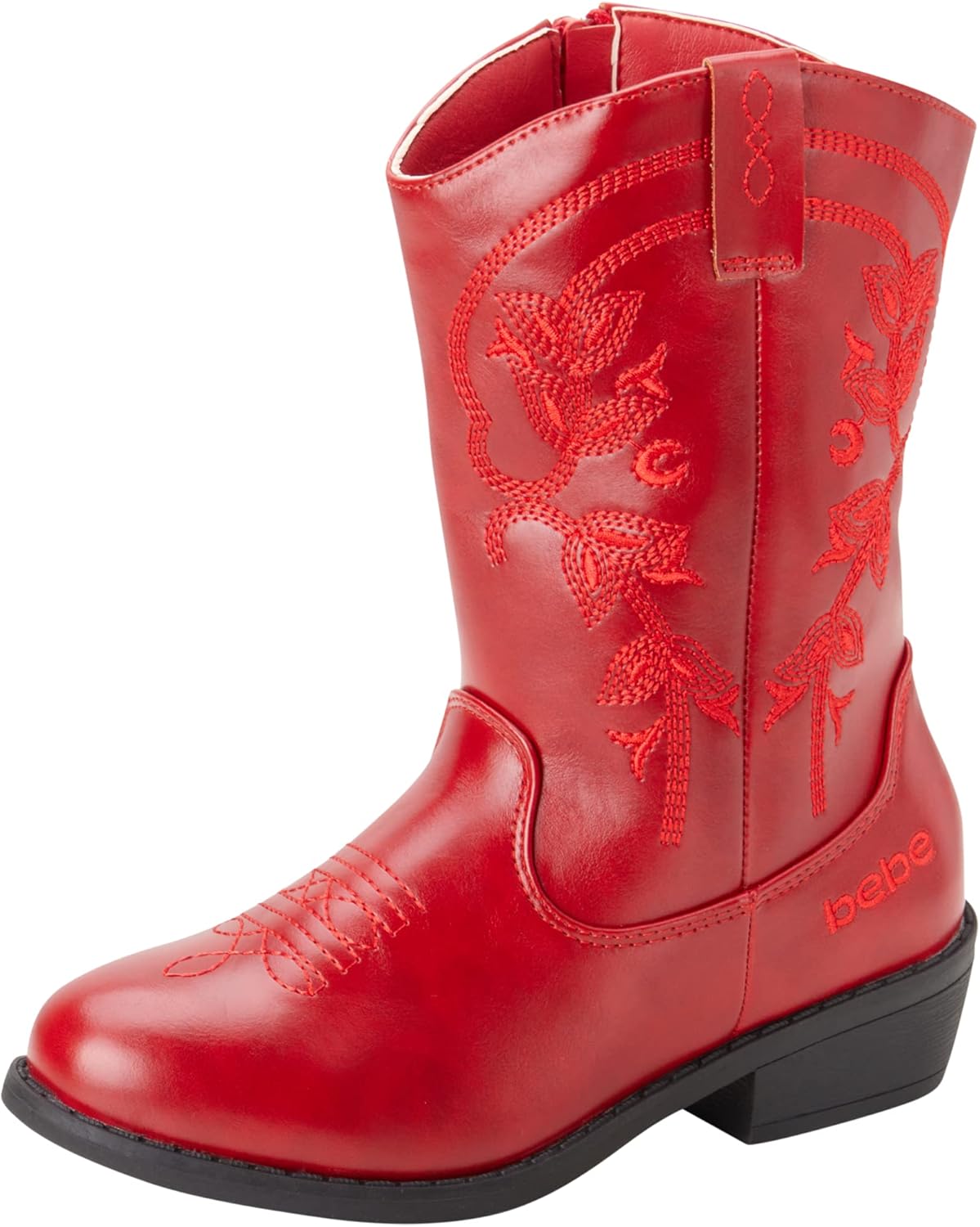 Classic Western Cowgirl Boots for Girls - Stylish Mid Calf Design