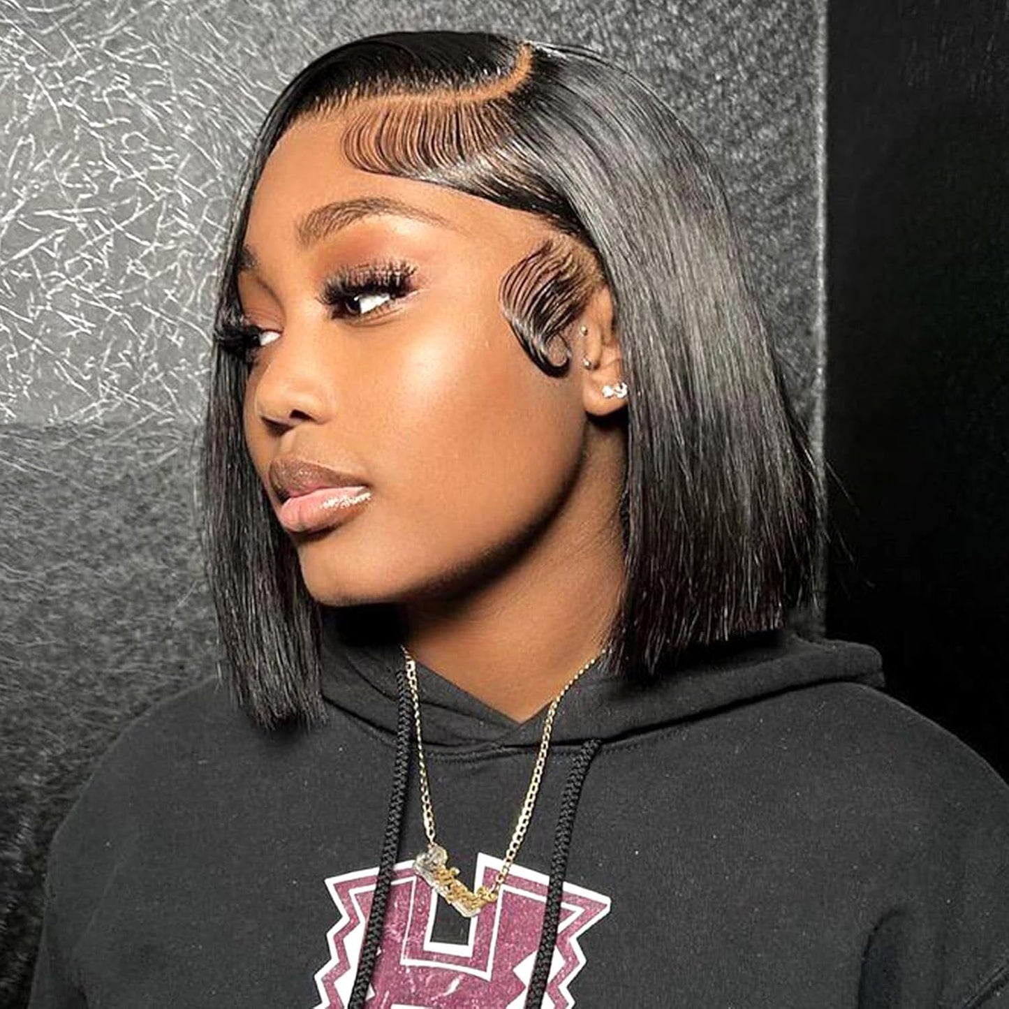 Bob Wig Human Hair 13x4 HD Lace Frontal for Black Women
