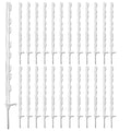 25 Pack Electric Fence Posts 48 in Step-in Plastic Posts - Temporary