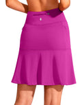 SANTINY 19in Golf Skorts for Women High Waist Knee Length