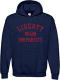 UGP Campus Apparel NCAA Team Color Athletic Arch Hoodie - Liberty