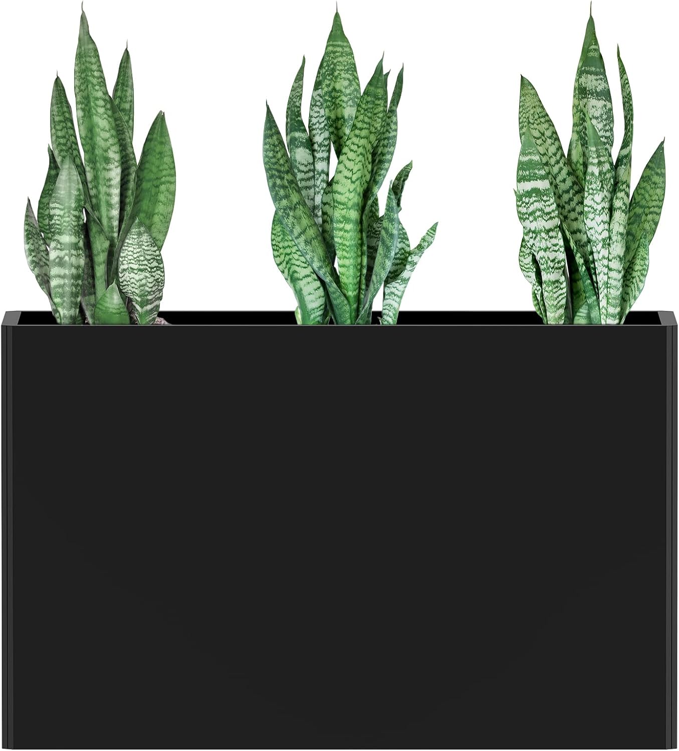 Heavy-Duty Galvanized Steel Planter with Removable Insert Shelf