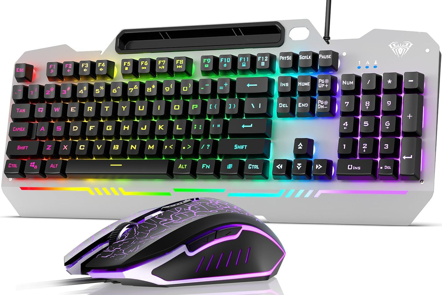 AULA T102 RGB Gaming Keyboard Combo