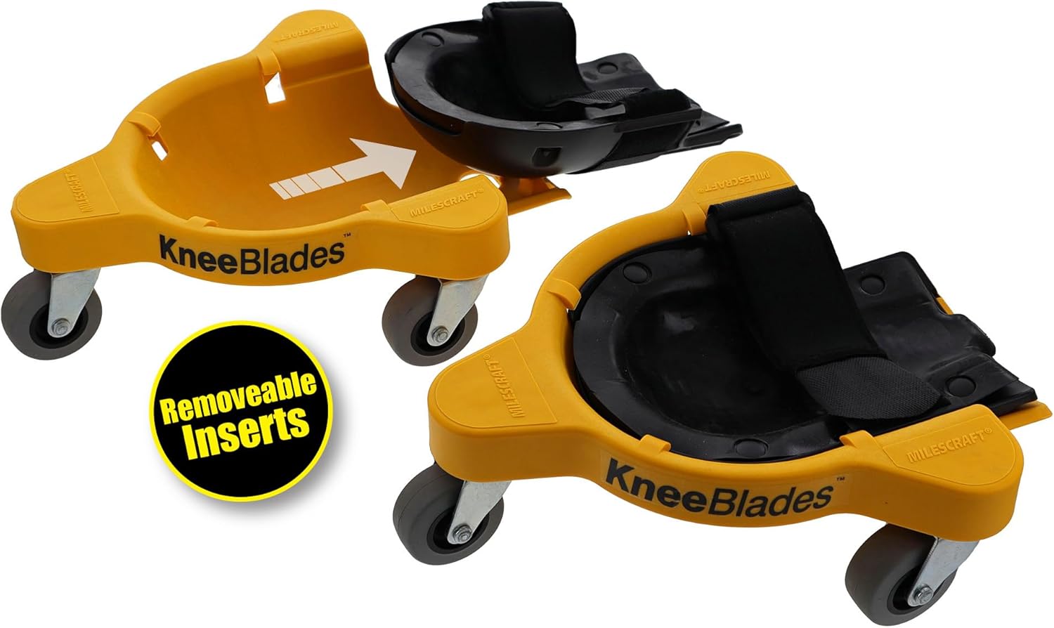 Milescraft Knee Blades - Heavy-Duty Gel Cushioned Knee Pads